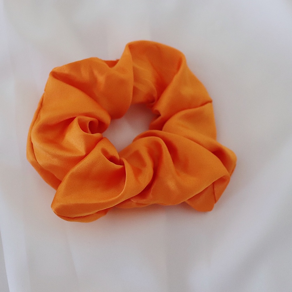 Small Scrunchie in the Color Orange